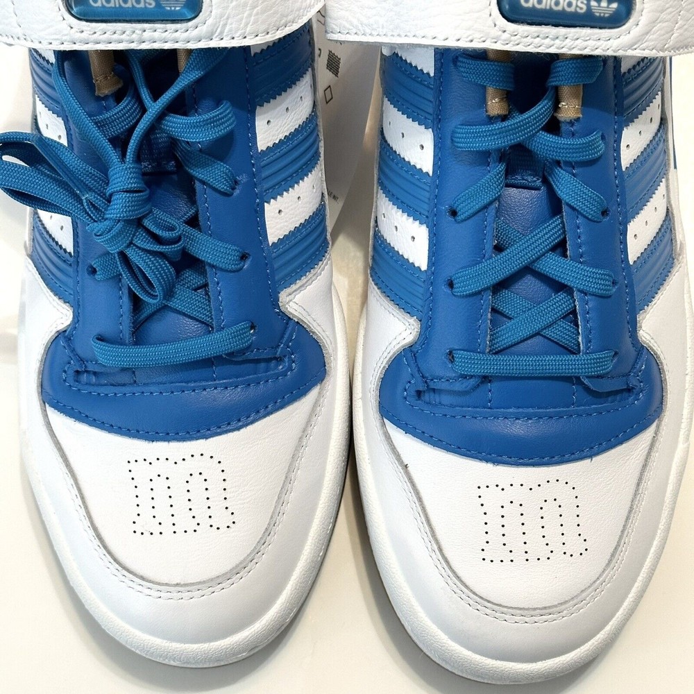 Adidas M&M's Brand Forum Low 84 Shoes Mens Size 9.5 Blue White EQT Yellow GZ1936 - Picture 10 of 11